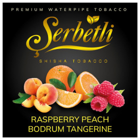 Табак Serbetli Raspberry Peach Bodrum Tangerine (Малина Персик Мандарин ) 100 гр Felix Shop
