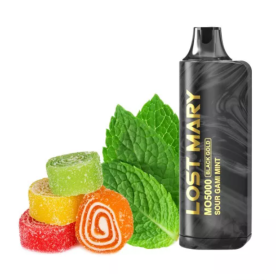 Электронная сигарета Lost Mary MO5000 Sour Gami Mint (Кислая Конфета Мята) Felix Shop