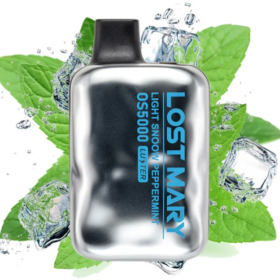 Электронная сигарета Lost Mary OS5000 Light Snow Pepper Mint (Холодная Перечная Мята) Felix Shop