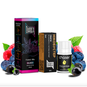 Жидкость Набор Chaser Black 5% 30мл Forest Mix Ice ( Микс Лесные Ягоды) Felix Shop