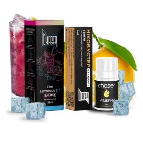 Жидкость Набор Chaser Black 5% 30мл Pink Lemonade Ice (Розовый Лимонад Лед) Felix Shop