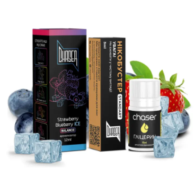 Жидкость Набор Chaser Black 5% 30мл Strawbery Blueberry Ice (Клубника Голубика Лед) Felix Shop