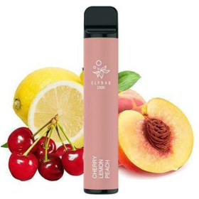 Электронная сигарета Elf bar 1500 Ultra Cherry Lemon Peach (Вишня Лимон Персик) Felix Shop