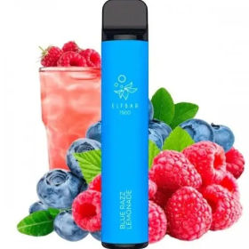  Электронная сигарета Elf Bar 1500 Ultra Blue Razz Lemonade (Лимонад Голубая Малина) Felix Shop