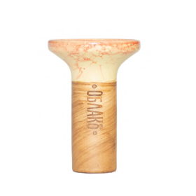 Чаша Облако Flow Black On Yellow Matte-Red Marble Felix Shop