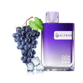 Электронная сигарета Elf Bar CR8000 Grape Ice (Виноград Лед) Felix Shop