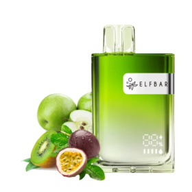 Электронная сигарета Elf Bar CR8000 Green Apple Passion Fruit Kiwi (Зелёное Яблоко Маракуйя Киви) Felix Shop