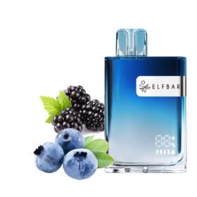 Электронная сигарета Elf Bar CR8000 Sour Blackberry Blueberry (Кислая Ежевика Черника) Felix Shop