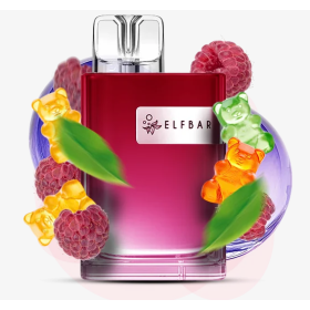 Электронная сигарета Elf Bar CR8000 Sour Raspberry Jam (Кислый Малиновый Джем) Felix Shop