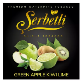 Табак Serbetli Green Apple Kiwi Lime (Зелёное Яблоко Киви Лайм) 100гр Felix Shop