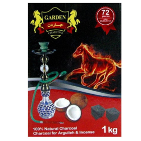 Уголь кокосовый Garden (Гарден) 1 кг. 72 шт Felix Shop