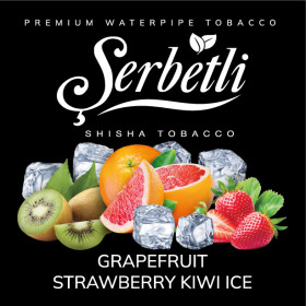 Табак Serbetli Ice Grapefruit Strawberry Kiwi (Грейпфрут Клубника Киви Лёд) 100 гр Felix Shop