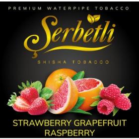 Табак Serbetli Strawberry Grapefruit Raspberry (Клубника Грейпфрут Малина) 100 гр Felix Shop