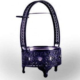 Корзина (кадило) для кальяна Yahya Deep S черная Felix Shop