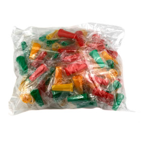 Одноразовые мундштуки для кальяна Конус с бортиком цветные Felix Shop