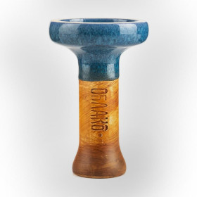 Чаша для кальяна Облако Black Glaze Синий топаз (11) Felix Shop