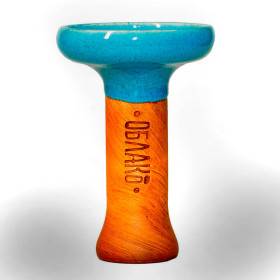 Чаша для кальяна Облако Phunnel L Glaze top Голубой песок (47) Felix Shop