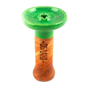 Чаша для кальяна Облако Phunnel S Glaze top Киви (4) Felix Shop