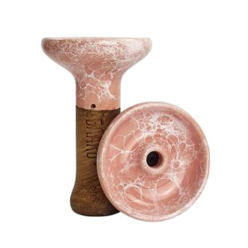 Чаша для кальяна Облако Phunnel S Glaze top Розово-белая (31) Felix Shop