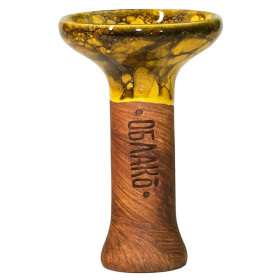 Чаша Облако Phunnel M Glaze Top желтый-черный мрамор (54) Felix Shop