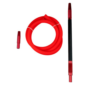Силиконовый шланг для кальяна Amy Deluxe S238 SET Красный Felix Shop