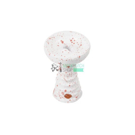 Чаша для кальяна RS Bowls Ideal (SI) Белая с красными точками Felix Shop