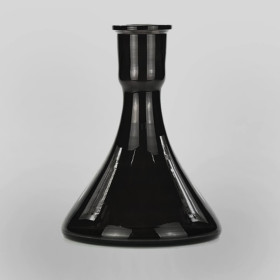 Колба для кальяна 2x2 Candy Loop на уплотнителе глянцевая черная Felix Shop