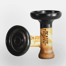 Чаша для кальяна Облако Phunnel L Glaze top черный матовый (14) Felix Shop