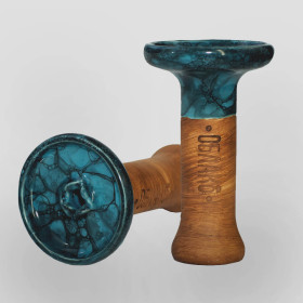 Чаша Облако Phunnel S Glaze top Голубой с черным мрамор (64) Felix Shop