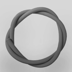 Силиконовый шланг для кальяна Hoob Серебристый Матовый Felix Shop