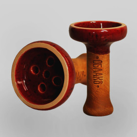 Чаша для кальяна Облако Black Glaze Редвуд (36) Felix Shop