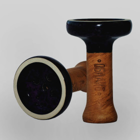 Чаша для кальяна Облако Black Glaze черно-фиолетовый мрамор (57) Felix Shop