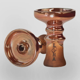 Чаша для кальяна LOONA Crater золотая Felix Shop