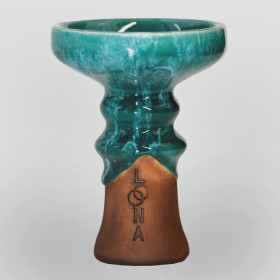 Чаша для кальяна LOONA Crater бирюзовая Felix Shop