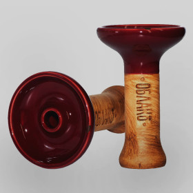 Чаша для кальяна Облако Phunnel M Glaze Top Винный Красный (25) Felix Shop