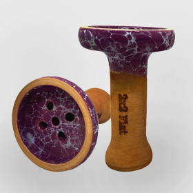 Чаша для кальяна 2x2 Hookah Flat Purple Felix Shop