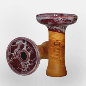 Чаша для кальяна Облако Phunnel L Glaze top Коричневый мрамор (63) Felix Shop