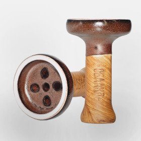 Чаша для кальяна Облако Black Glaze Бронзовая (85) Felix Shop