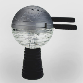 Стеклянная чаша + калауд (набор)AMY Glassi 004 Set Silver Felix Shop