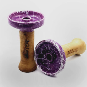 Чаша для кальяна 2x2 Hookah Large Purple Felix Shop