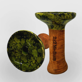 Чаша для кальяна 2x2 Hookah Medium Lime Felix Shop