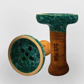 Чаша для кальяна 2x2 Hookah Flat Dark Turquoise Felix Shop