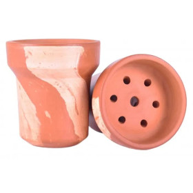 Чаша для кальяна Z-Bowls ERA красно-белая Felix Shop